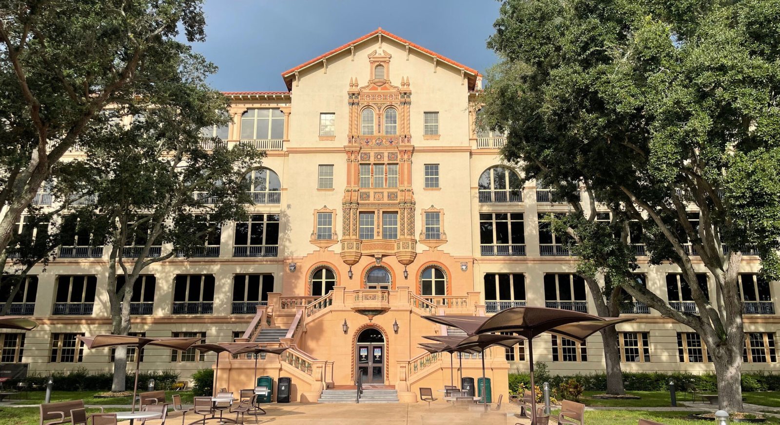 Building 1 — Front Facade & Central Entry